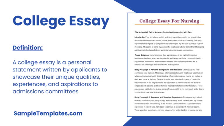 How to Write a Great College Admission Essay